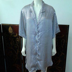 Victoria`s Secret Button Down Sleep Shirt - Large